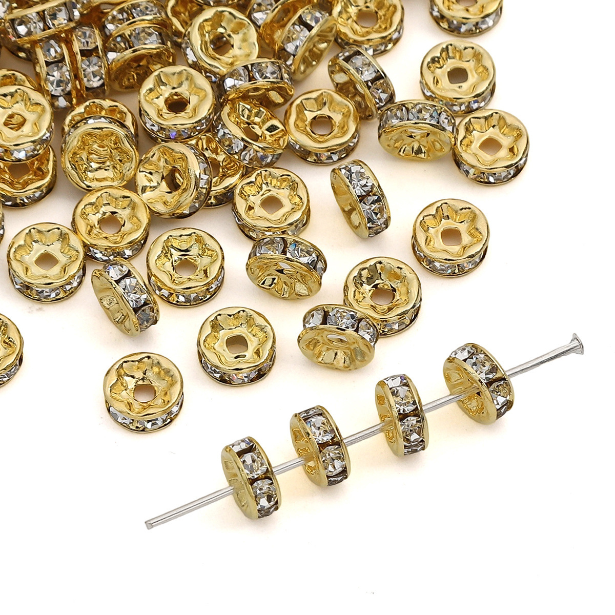 #05 8mm gold 20 pieces/bag