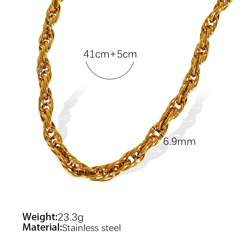 XL308 gold necklace