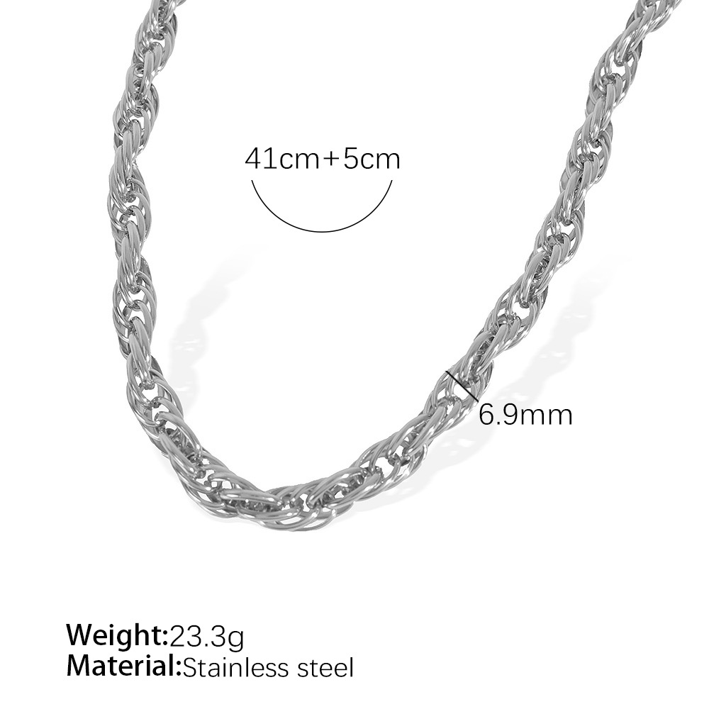 XL308 Silver Necklace