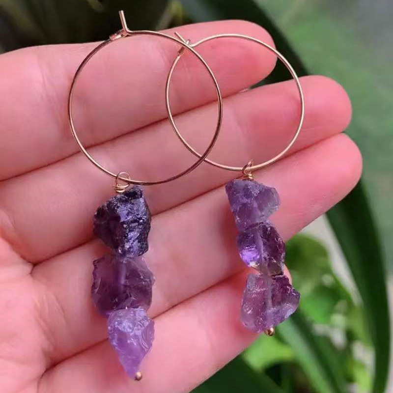 Gold circle   deep amethyst