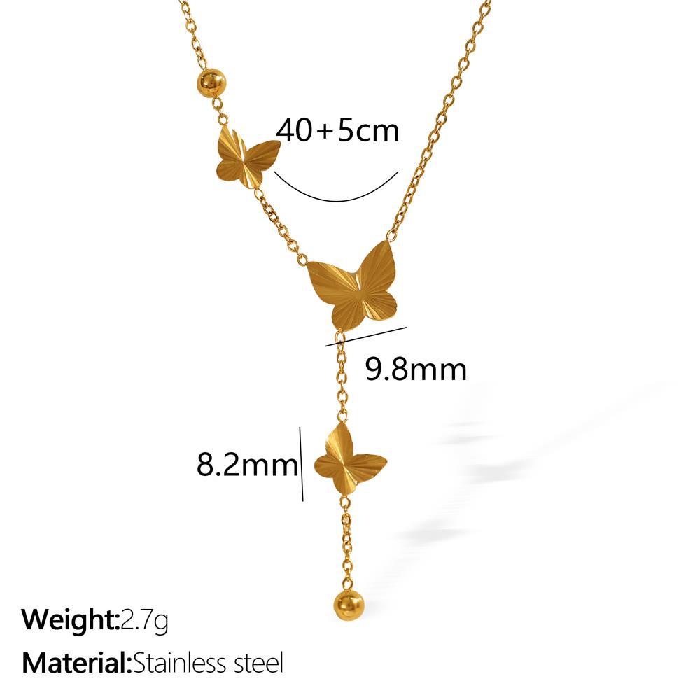 Xl314 gold necklace