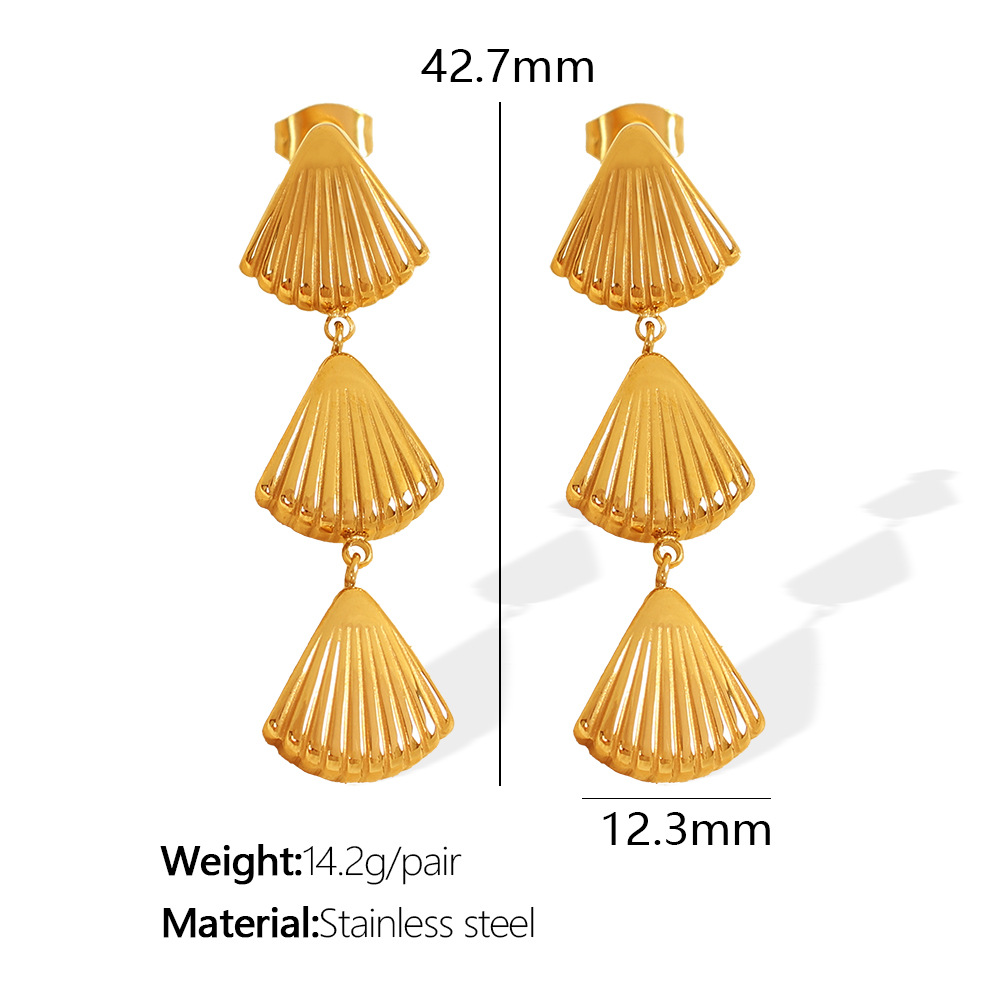 EH502 gold earrings