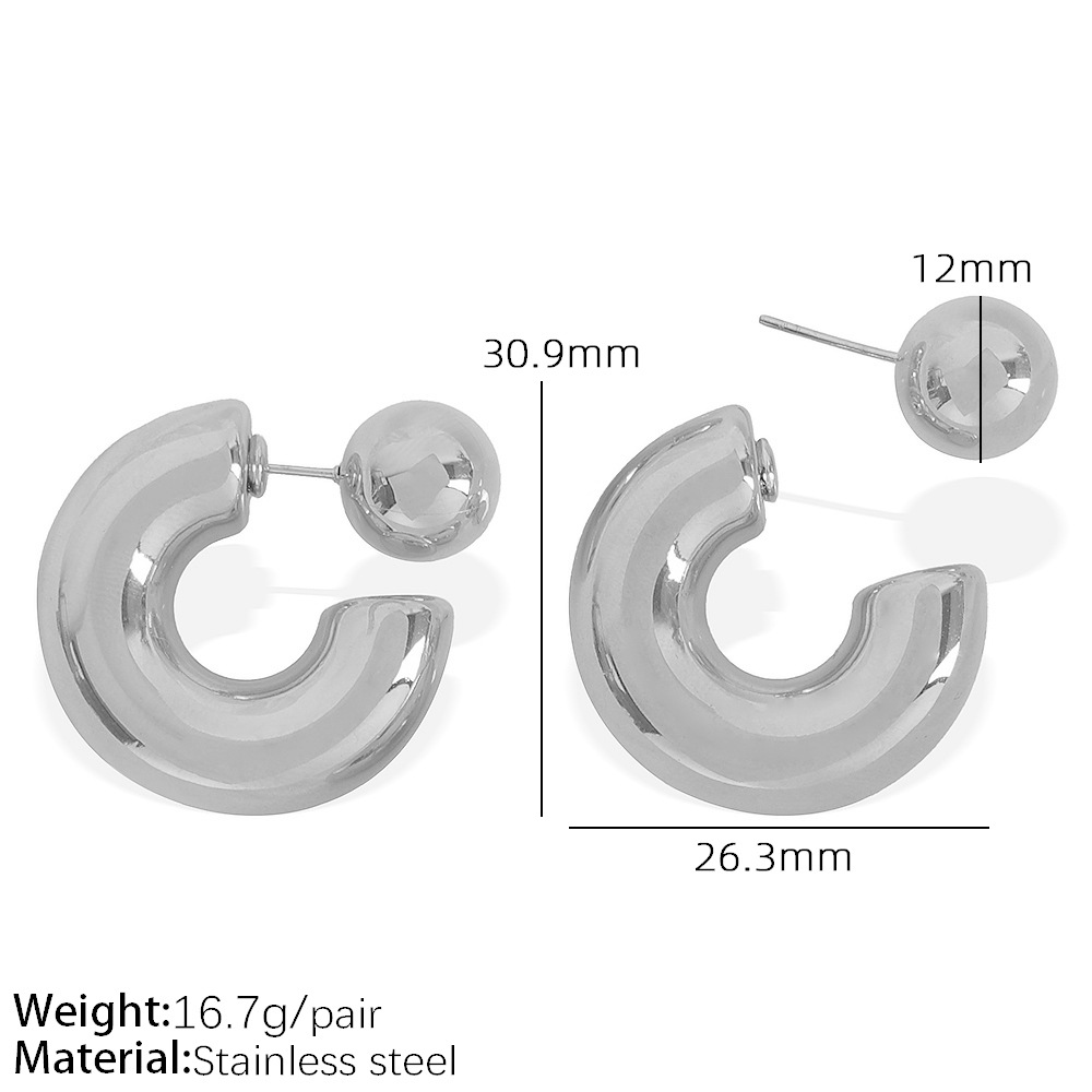 Eh591 silver earrings