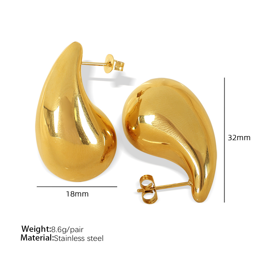 EH232 large gold earrings