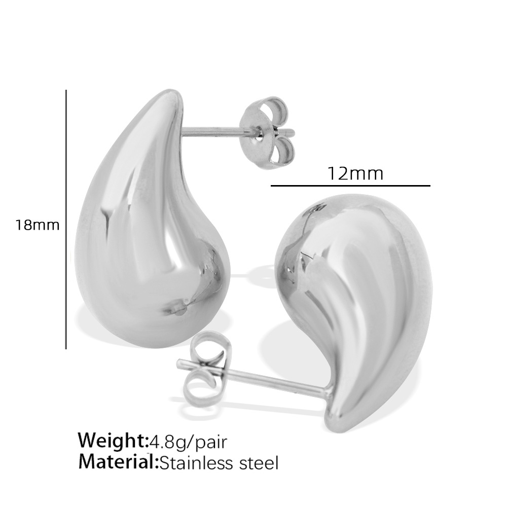 EH232 small silver earrings