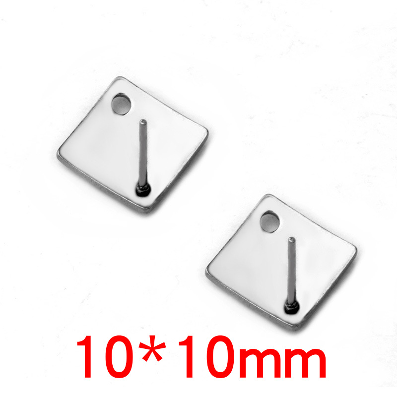 10mm square-steel color without earplugs