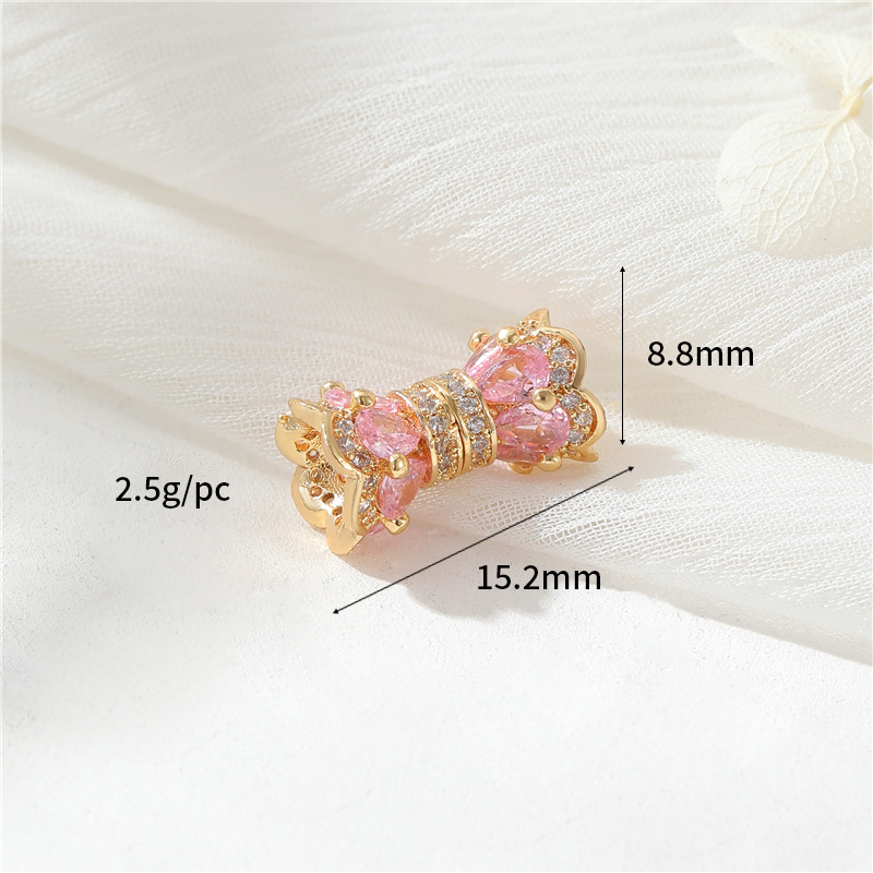 14K gold colour CBK1906 pink Zirconium