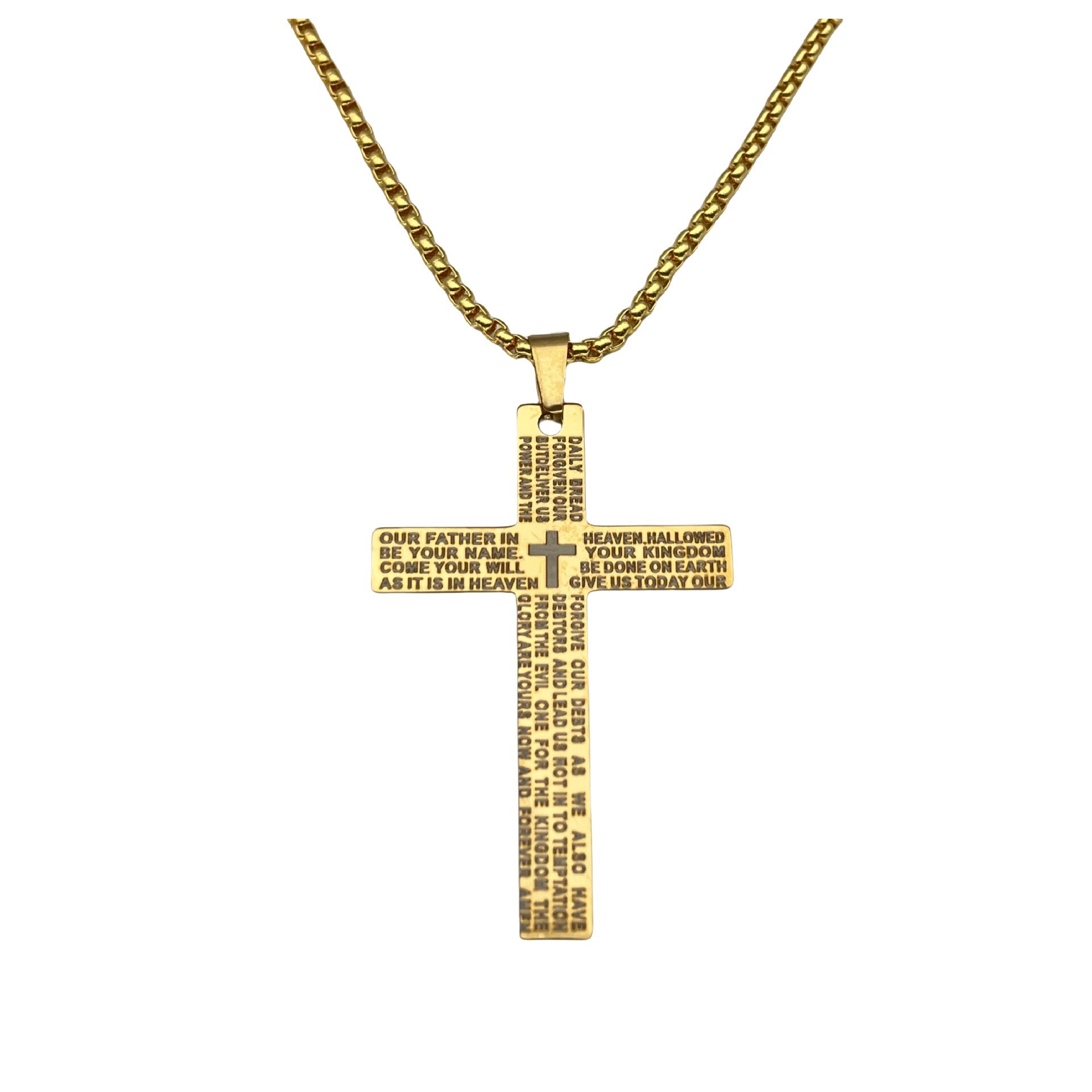 Cross gold (vacuum plated)