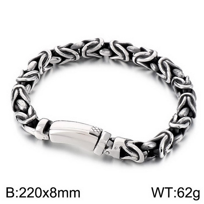 Steel color bracelet