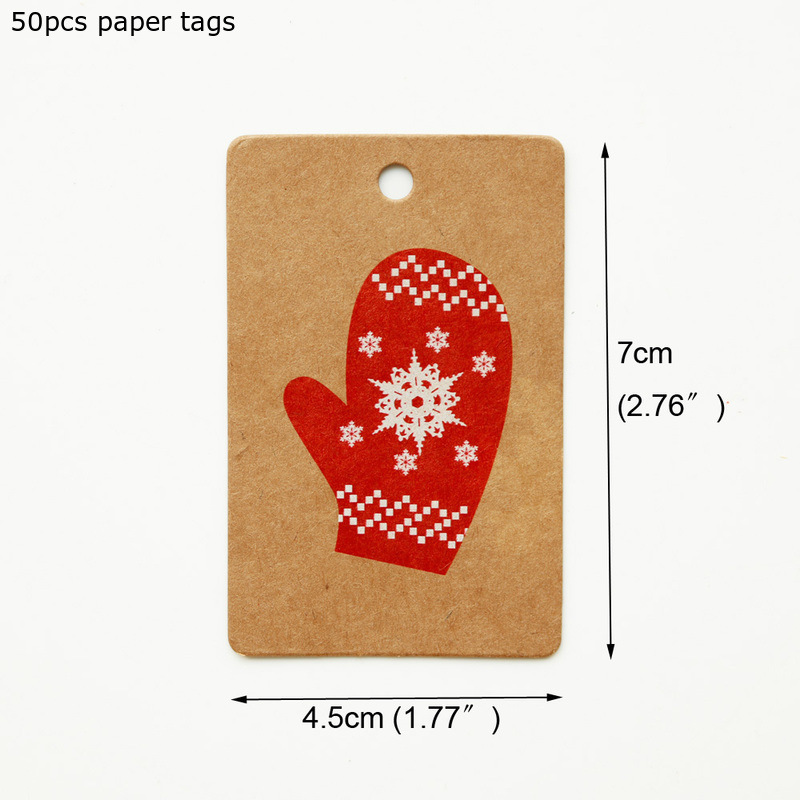 Christmas gloves tag 50