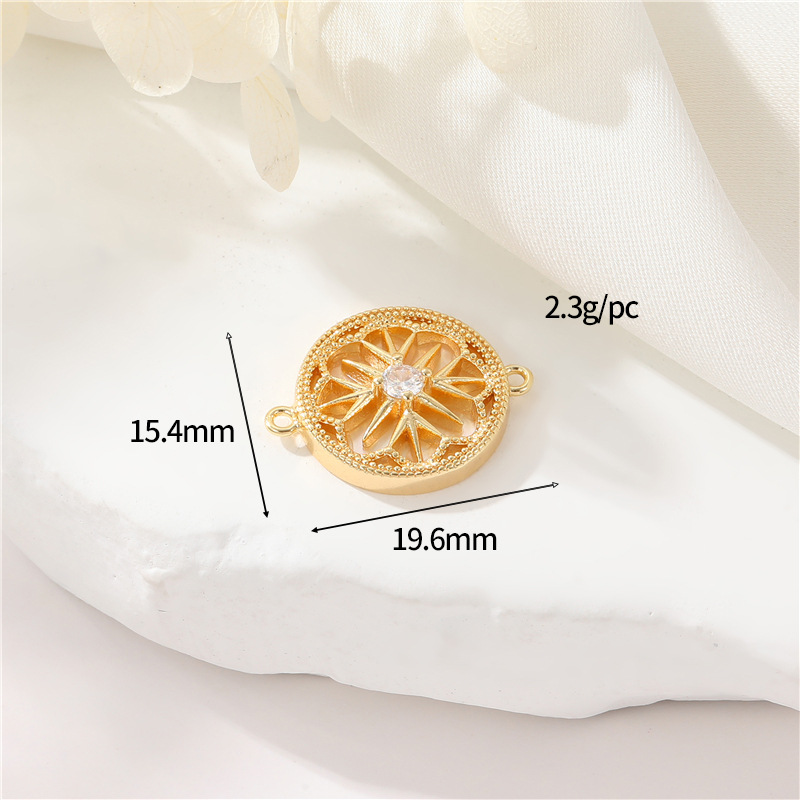 14K gold colour d1659