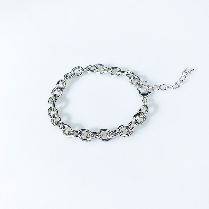 (steel color) o-shaped single chain