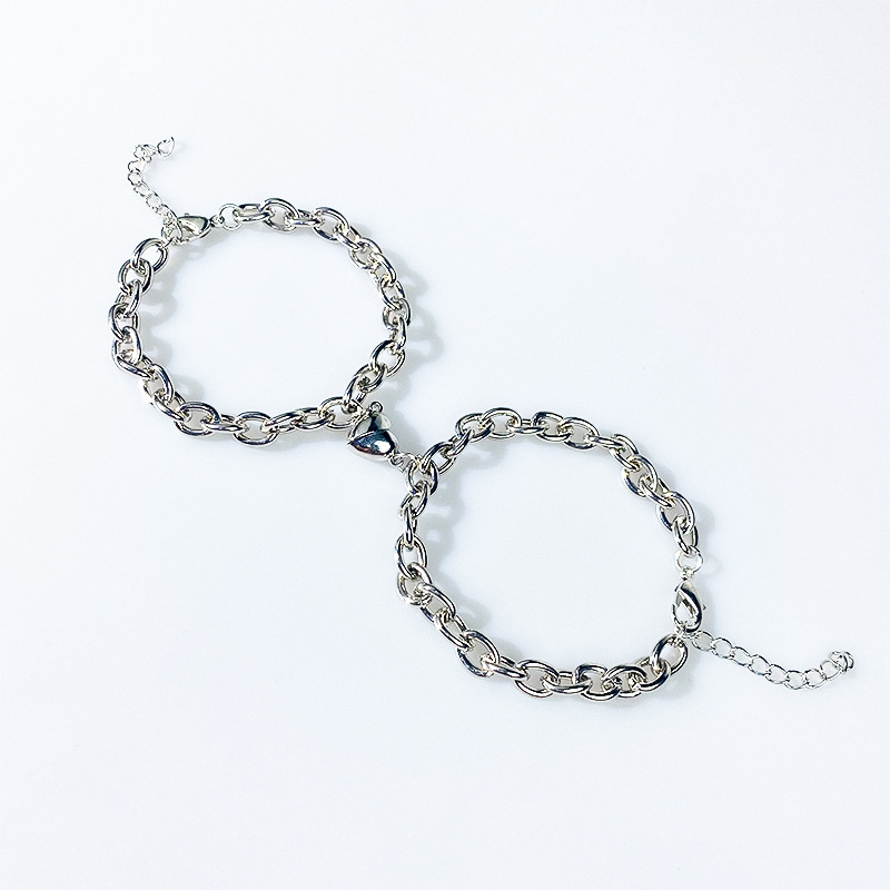 (steel color) o-shaped chain love [two pieces]