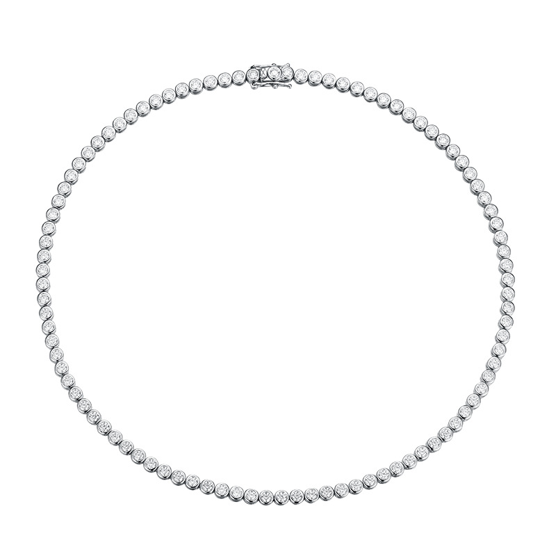 3mm Moissanite Necklace