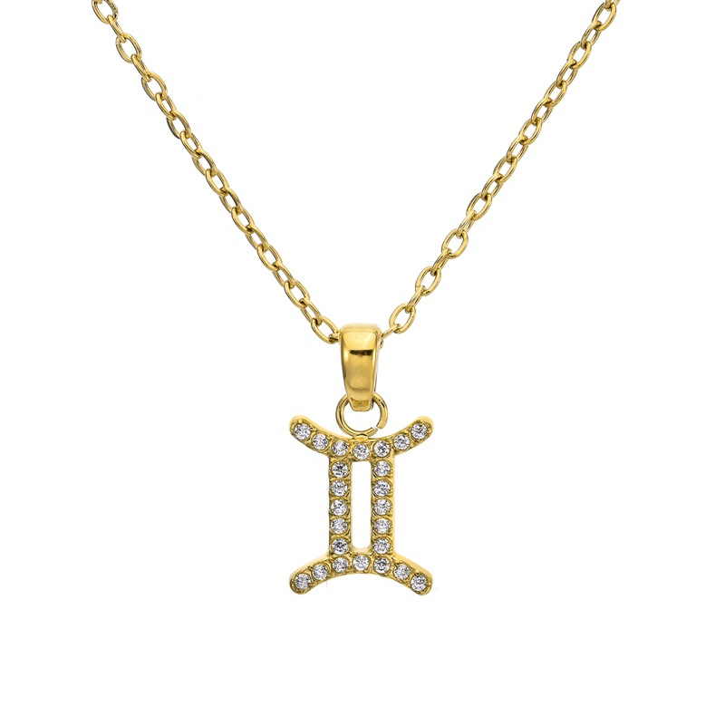 18k gold (win) necklace