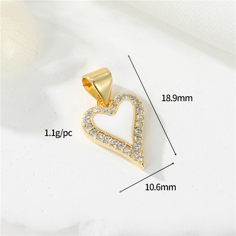 14K gold colour  h-12716 White