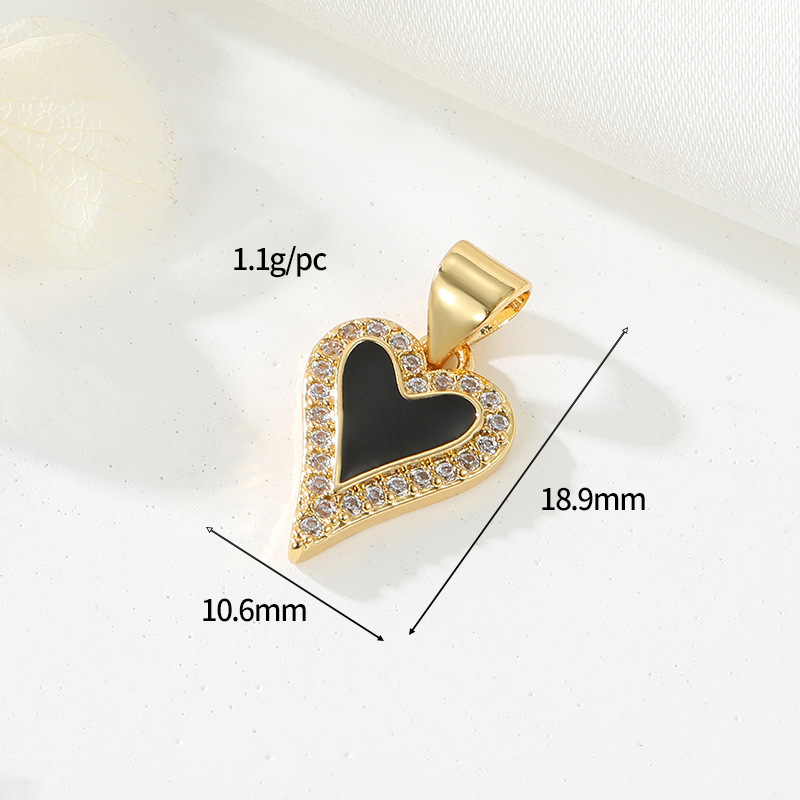 14K gold colour  h-12716 Black