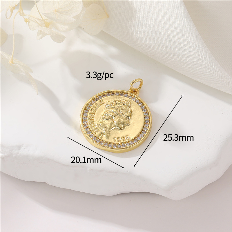 14K gold colour h-12641