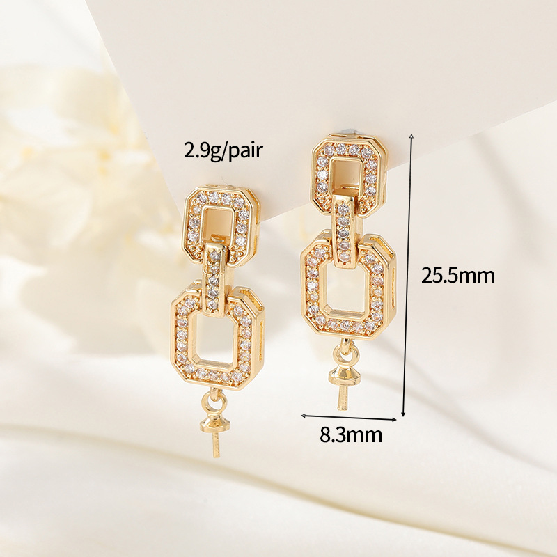 14K gold colour  h-8539