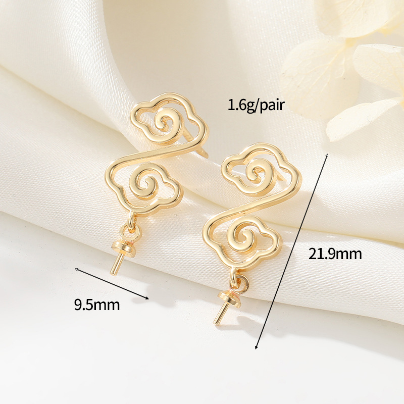 14K gold colour H-12417