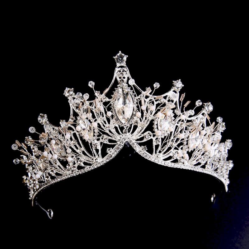 Silver White Diamond Crown