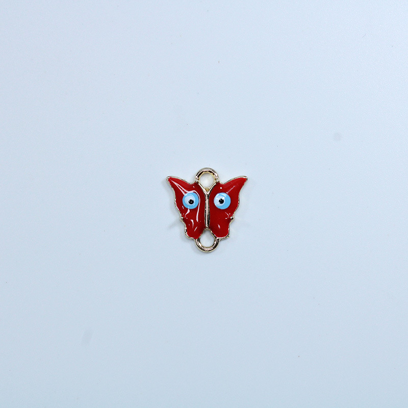 Double hole K gold-red