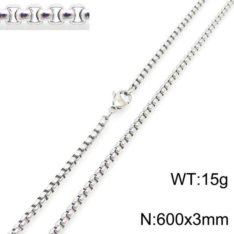 Steel color chain kn230408-z