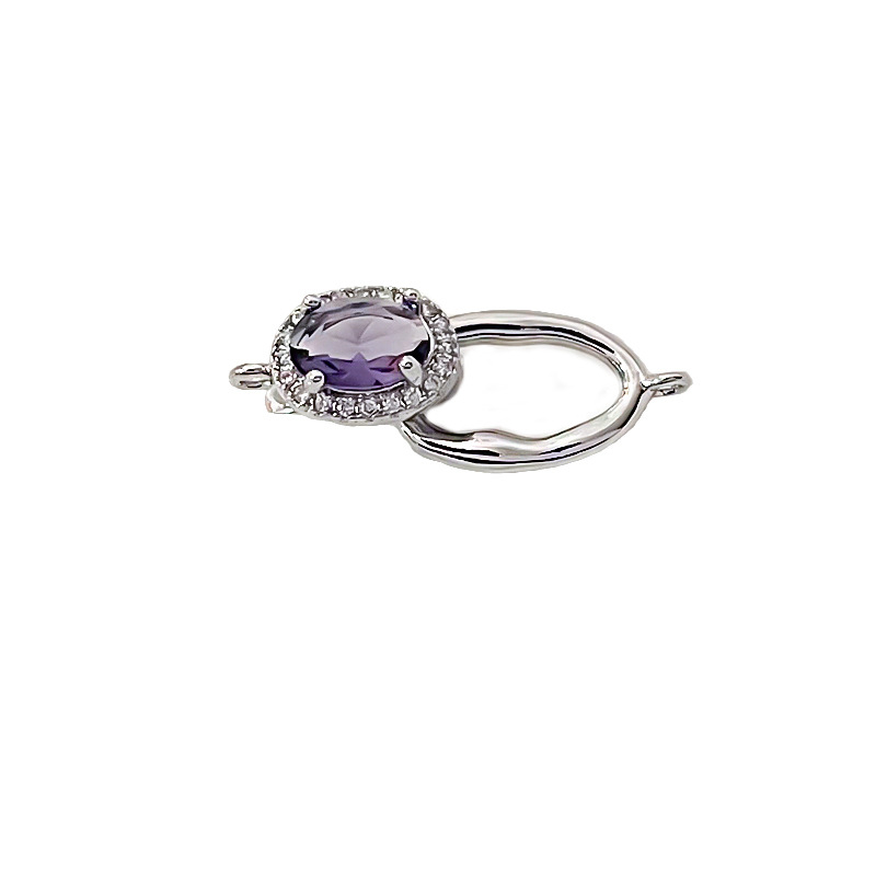 18K gold plated-real platinum plated-purple