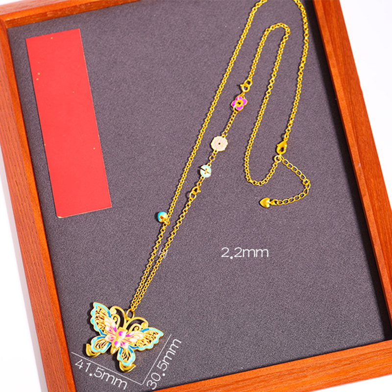 B necklace 61cm with 5.5cm extender chain