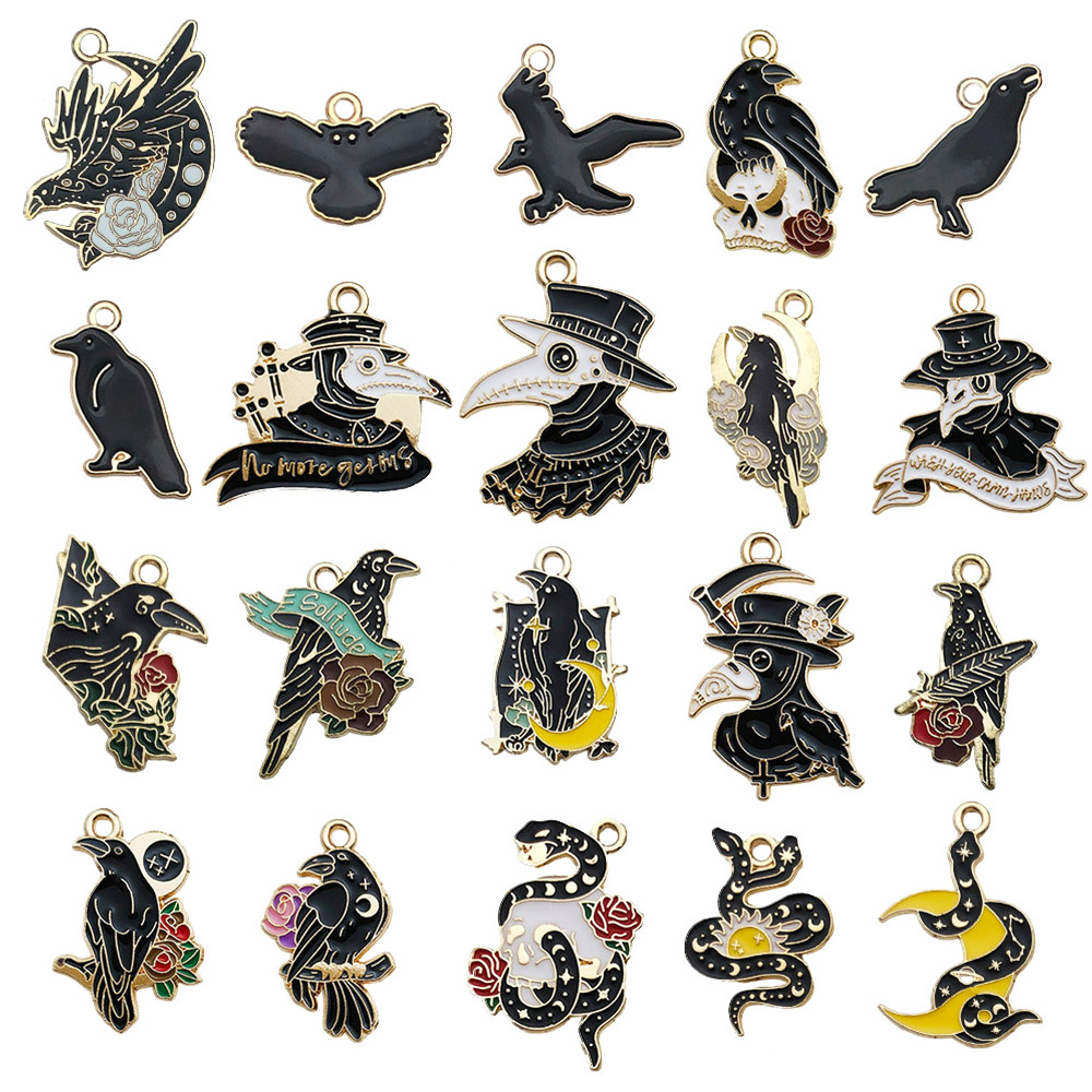 Mix 20 halloween bird snake sets-20 styles 1 piece each-38g-sn1013