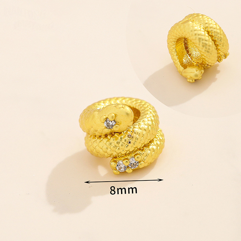 32 snake spacer beads