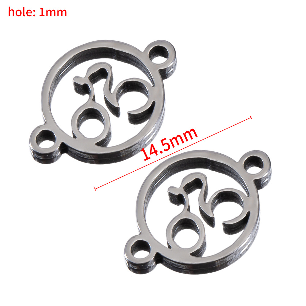 Steel color hollow round