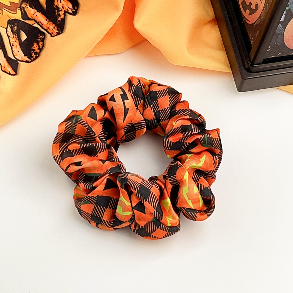 Halloween hair ring-pumpkin orange