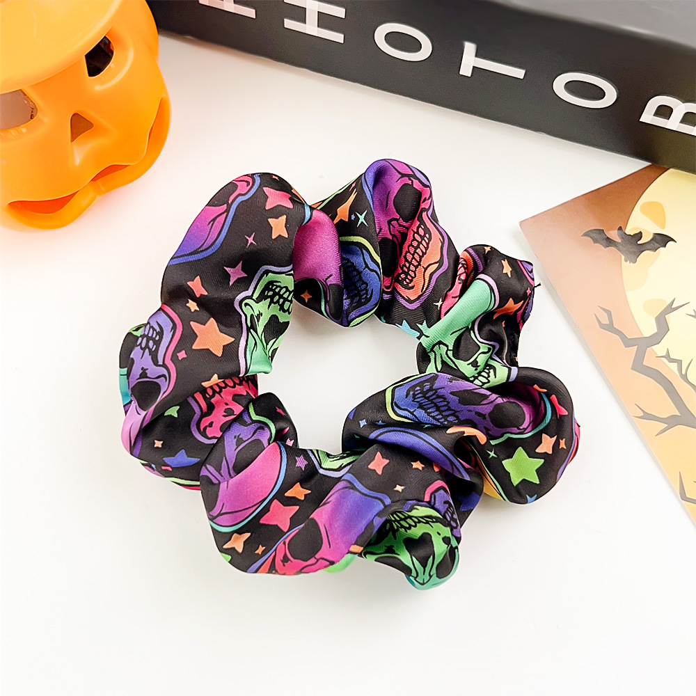 Halloween Circle-Skull Colorful