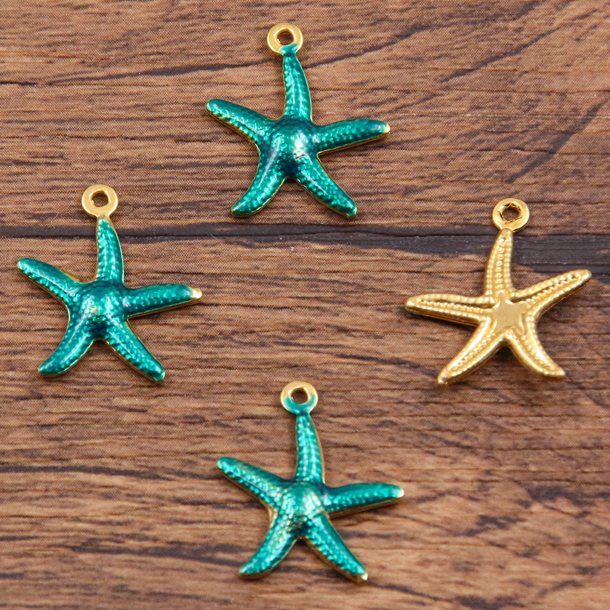 Starfish blue 15x17mm