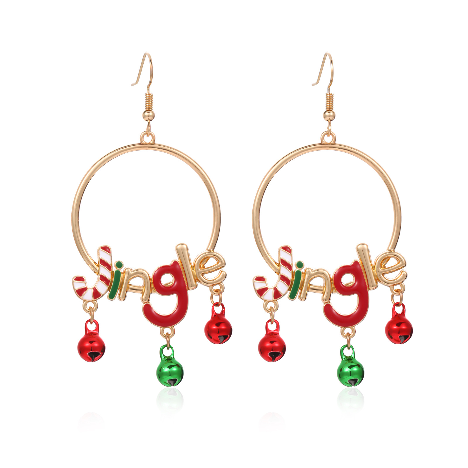 3. Letter Bell Earrings