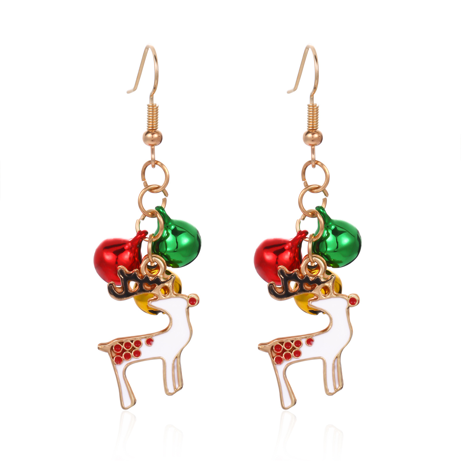 8. Bell Deer Earrings