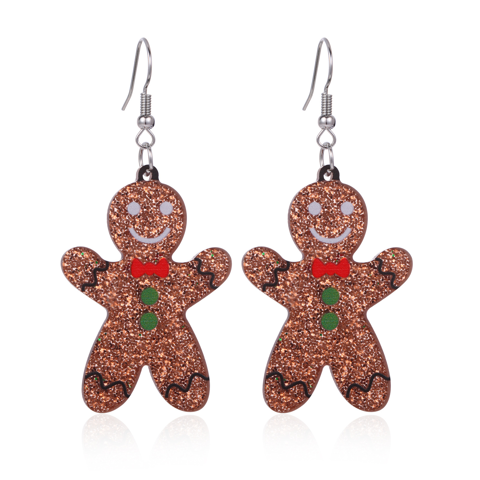 14. Gingerbread Man Earrings