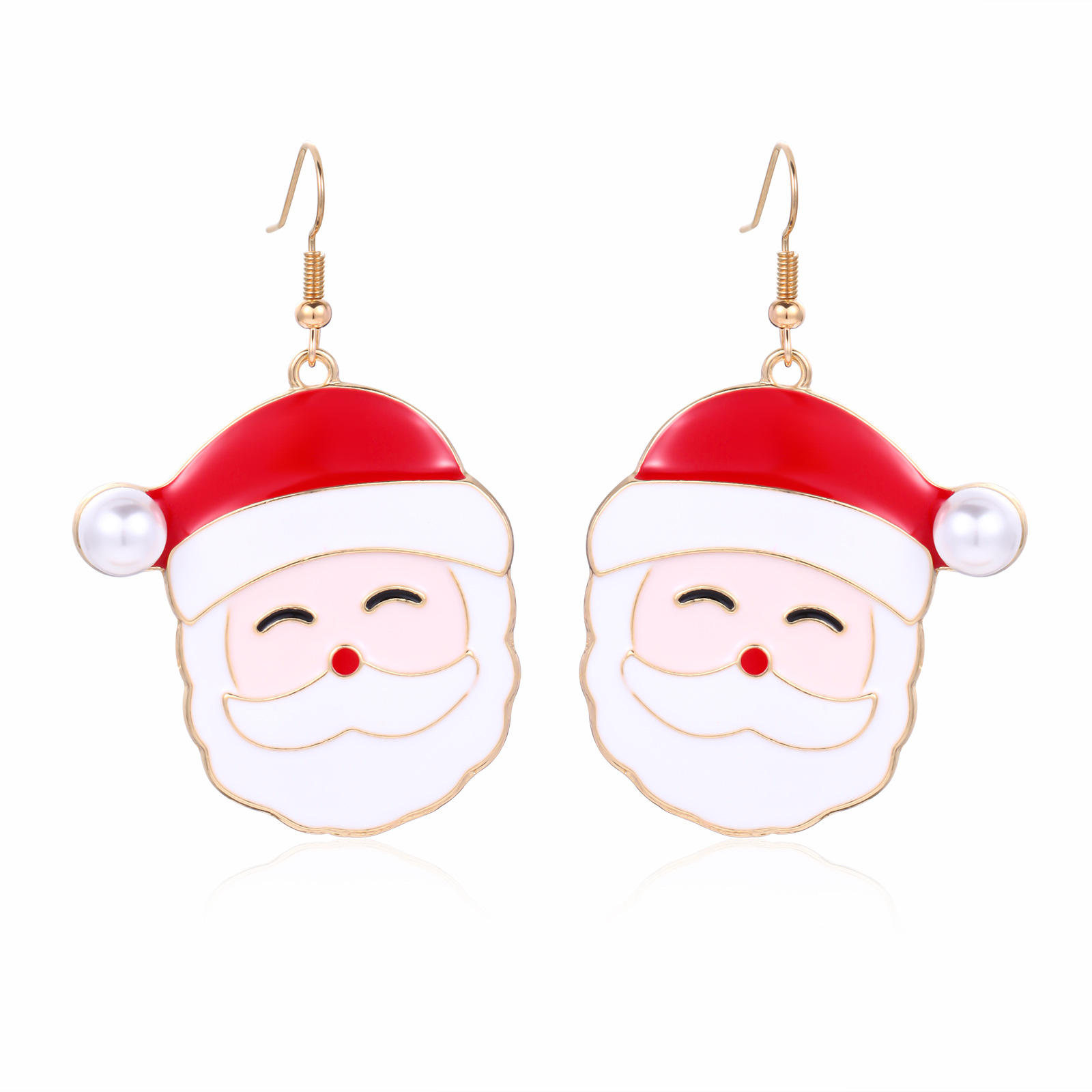 22. Santa Claus Head Earrings