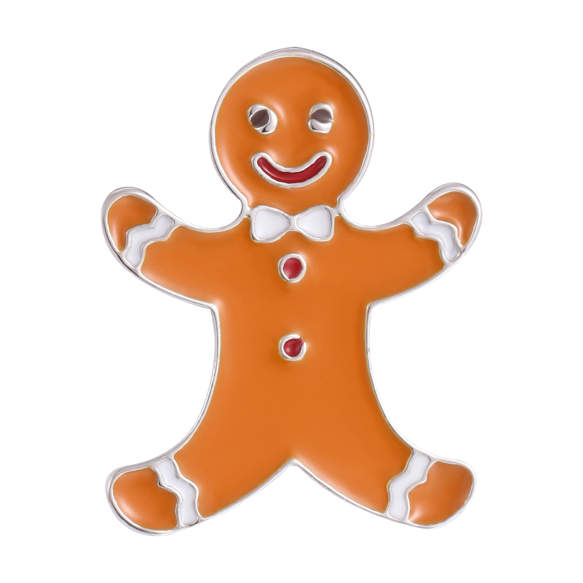 12# gingerbread man brooch