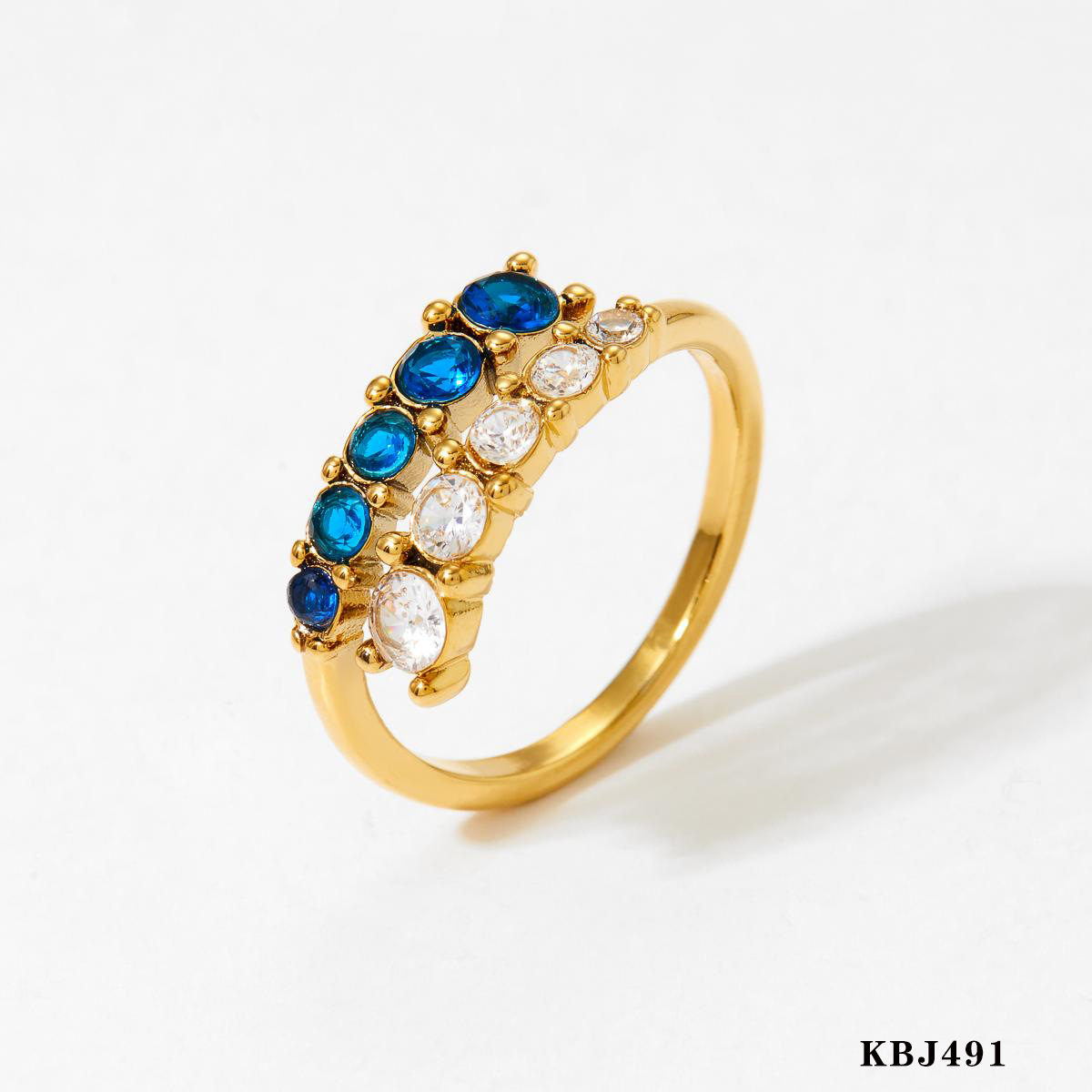 Golden blue zirconium KBJ491