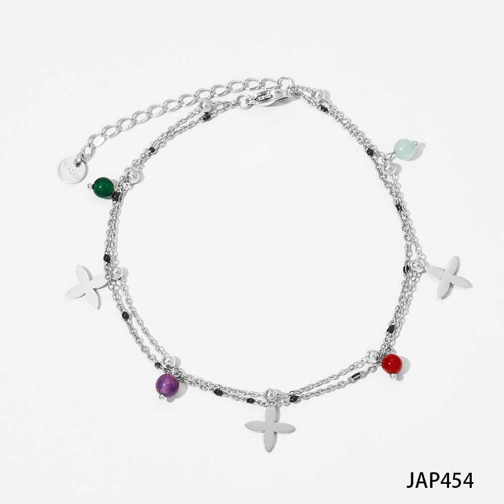 silver anklet JAP454