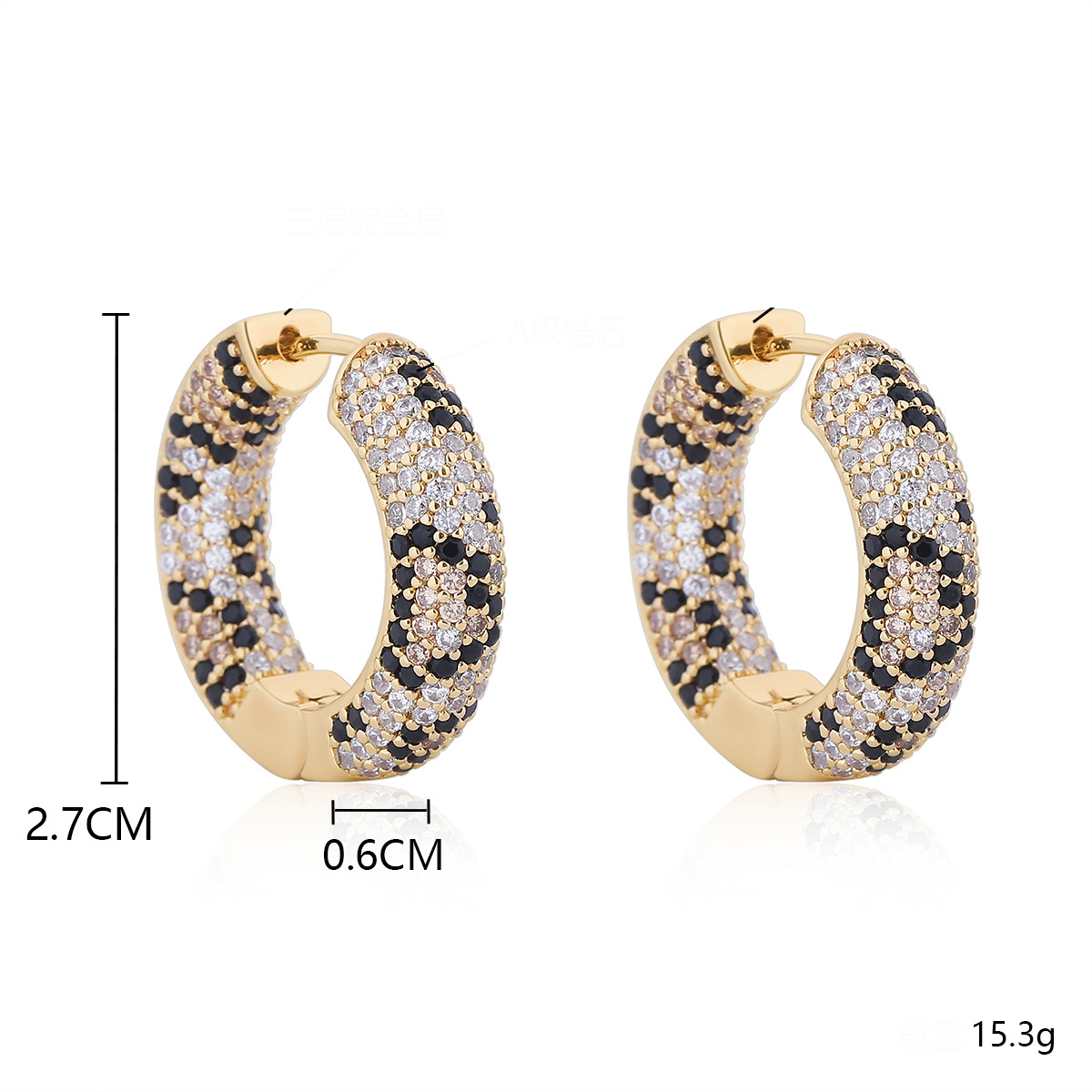 2.7*0.6cm gold plated en04-10