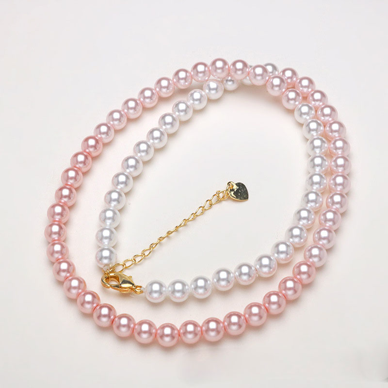 Pink gradient necklace