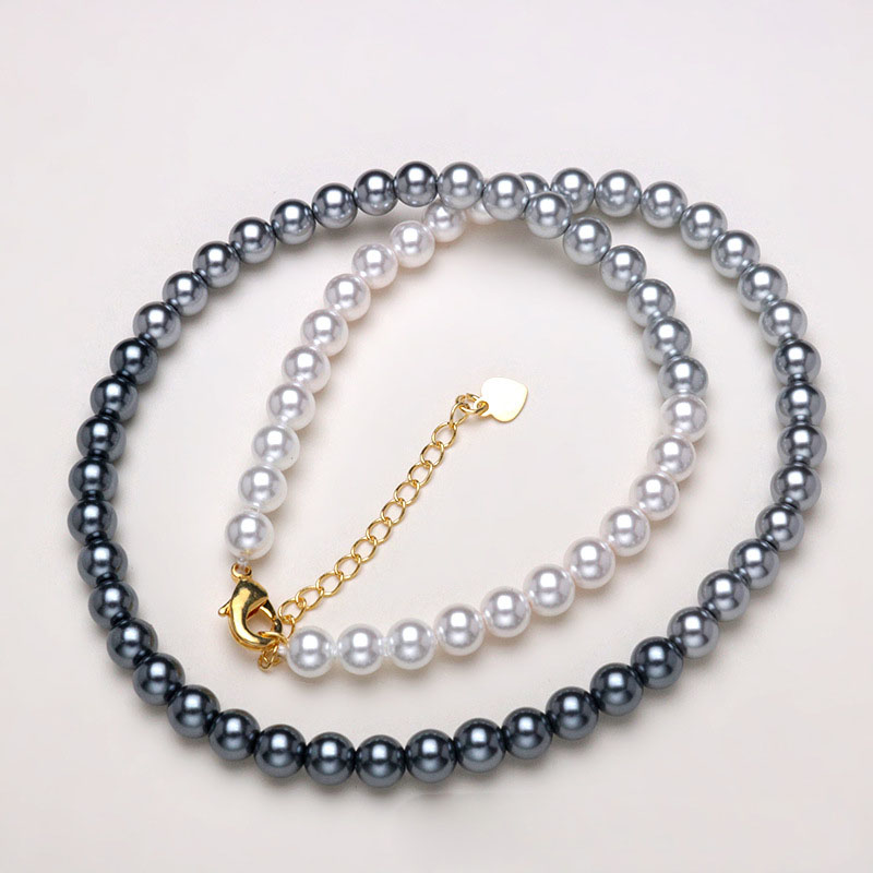 Grey gradient necklace