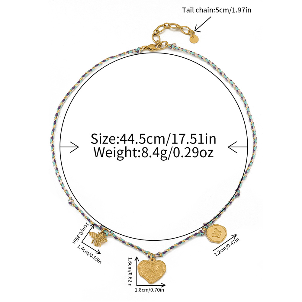 Heart necklace xl-1207dy01-2