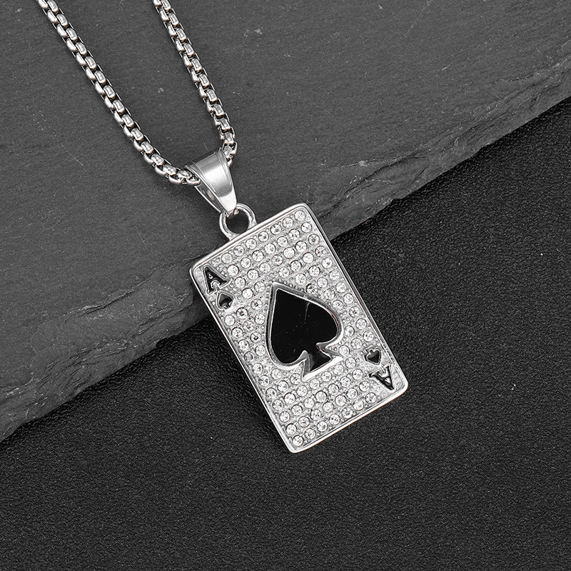 Steel color single pendant