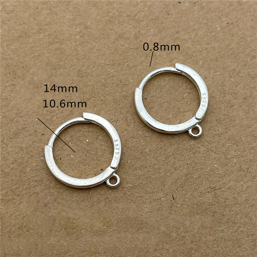 925 Sterling Silver Large Pair