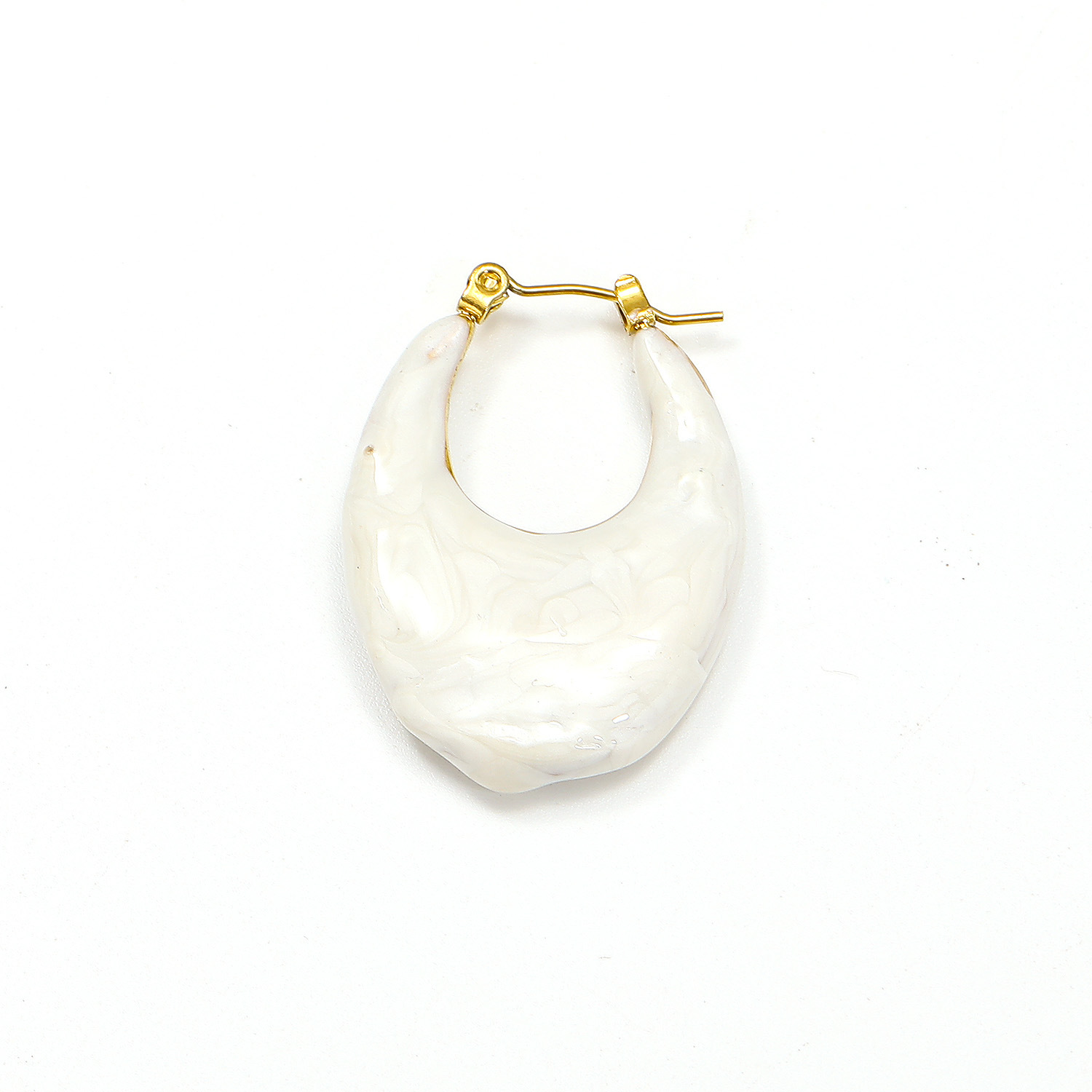 Golden white enamel