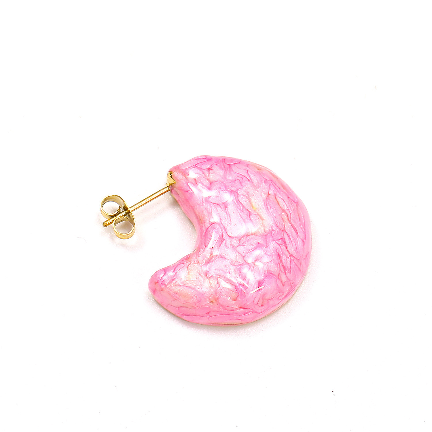 Golden pink enamel